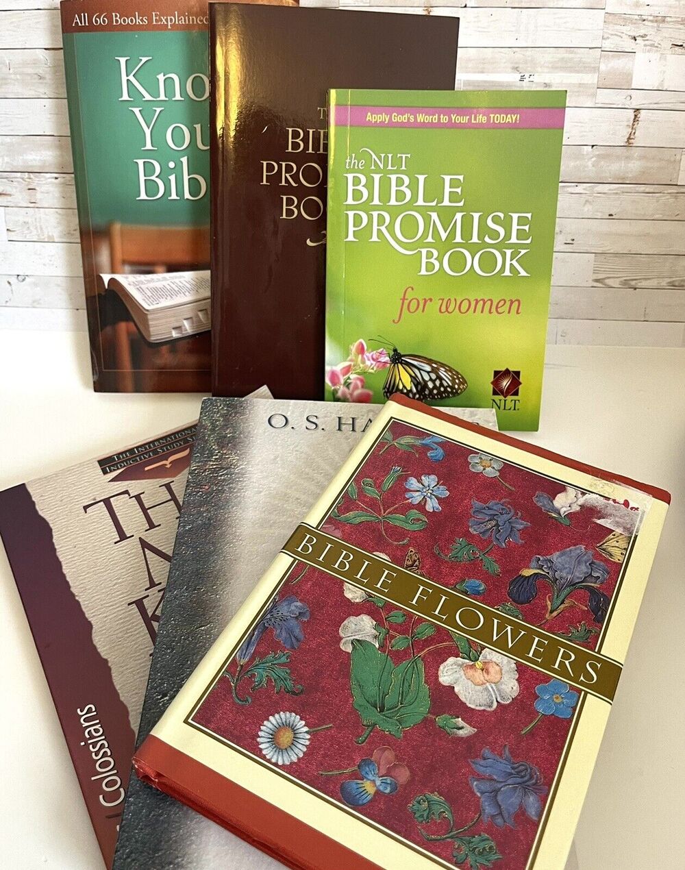 Bible Womens Study Books Reference Set Lot Hawkins Lawson Arthur & Bible Flowers